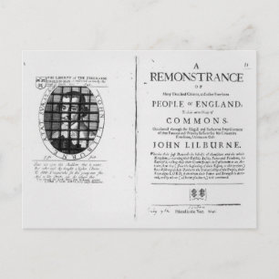 Cartão Postal Um protesto dos niveladores