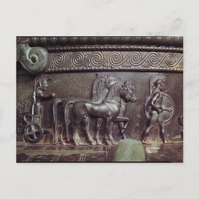 Cartão Postal Um Quadriga e um Hoplite (Frente)