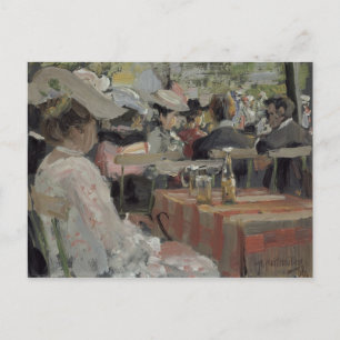 Cartão Postal Um Restaurante do Jardim, 1906