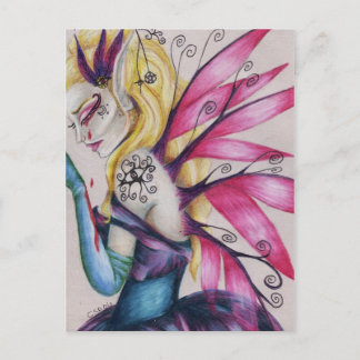 Cartão Postal Um retrato do cartão-postal de tristeza doce