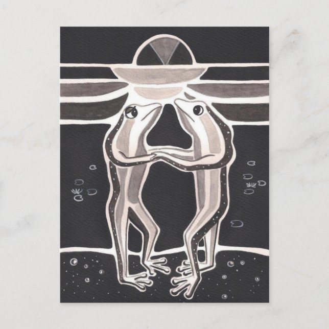 Cartão Postal Um Sapo (Frente)