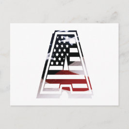 Cartão Postal Um script EUA fab legal