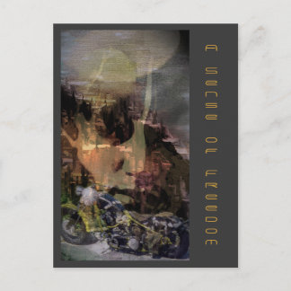 Cartão Postal Um senso de liberdade