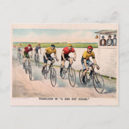 Cartão Postal Um Término Quente Vermelho, 1894
