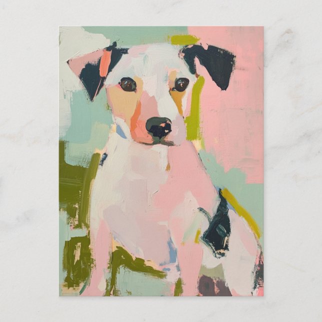 Cartão Postal Um Terrier Fofo (Frente)