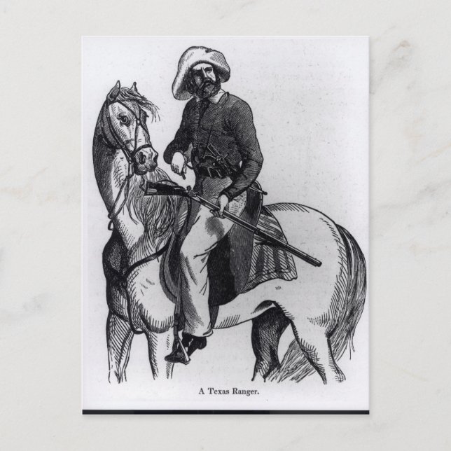 Cartão Postal Um Texas Ranger (Frente)