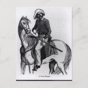 Cartão Postal Um Texas Ranger