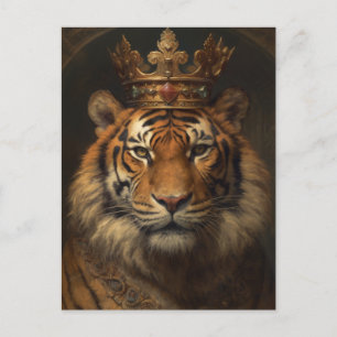 Cartão Postal Um Tigre Real