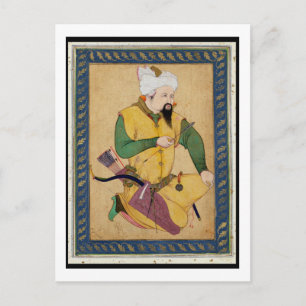 Cartão Postal Um Turcomano ou Chefe Mongol segurando uma Arrow, 