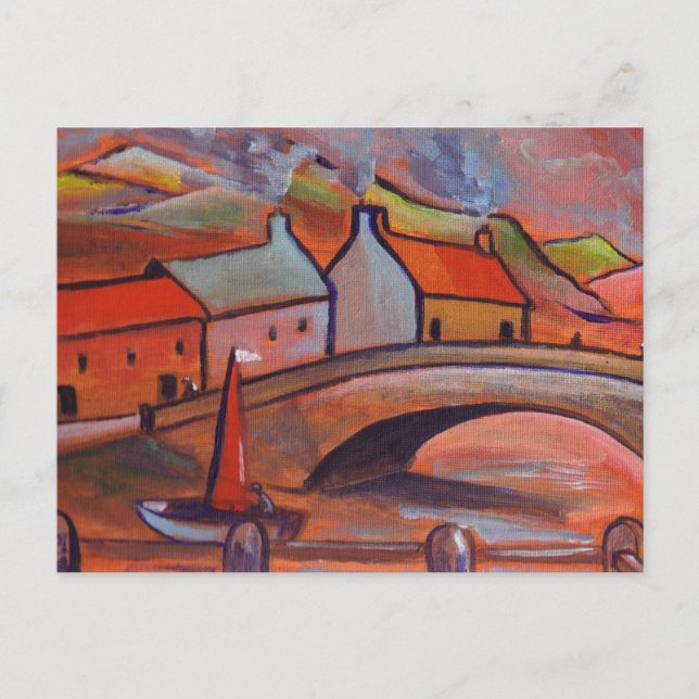 CARTÃO POSTAL UMA ALDEIA DE PAREDE (Frente)