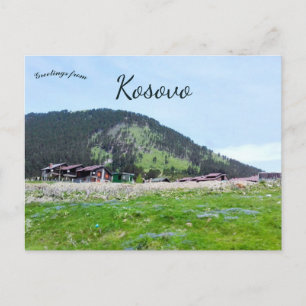 Cartão Postal Uma Aldeia Montanhosa no Kosovo