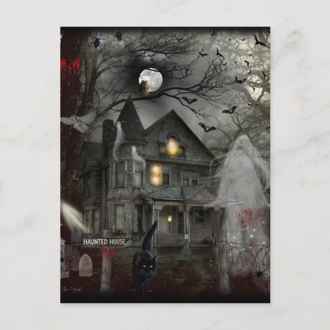 Cartão Postal Uma Balança Assombrada (Frente)