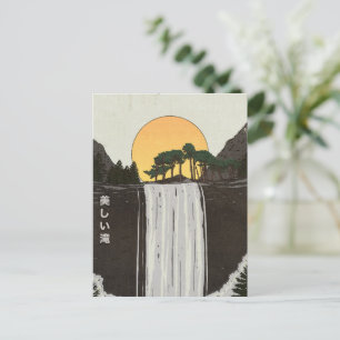 Cartão Postal Uma bela cachoeira