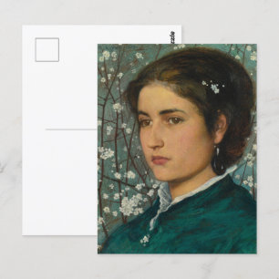 Cartão Postal Uma Beleza Jovem de Edward Robert Hughes