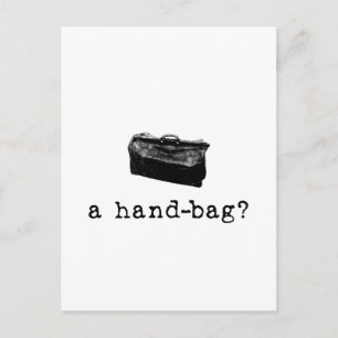 Cartão Postal Uma bolsa?