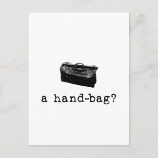 Cartão Postal Uma bolsa?