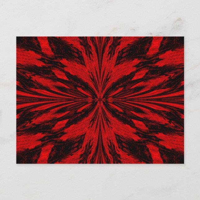 Cartão Postal Uma Borboleta Vermelha (Frente)