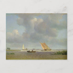 Cartão Postal Uma brisa fresca no Elba, c.1830