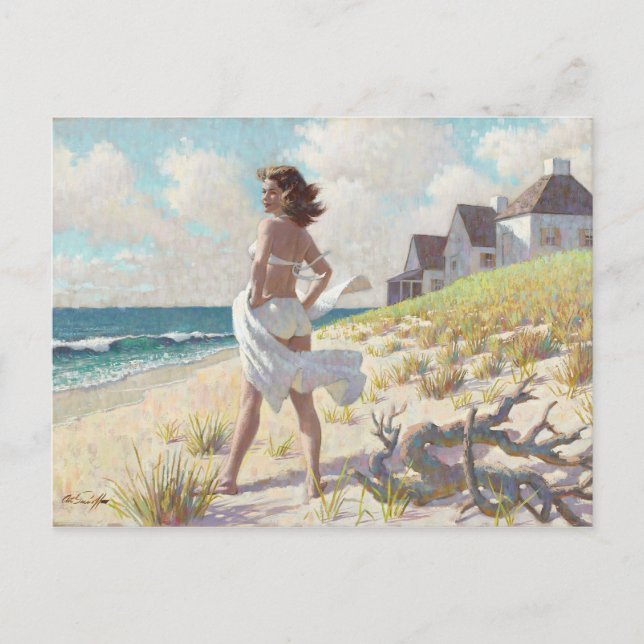 Cartão Postal Uma brisa gentil (Frente)