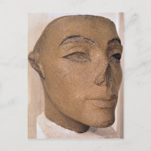 Cartão Postal Uma cabeça real, possivelmente de Nefertiti, de