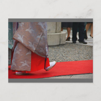 Cartão Postal Uma caminhada no Japão