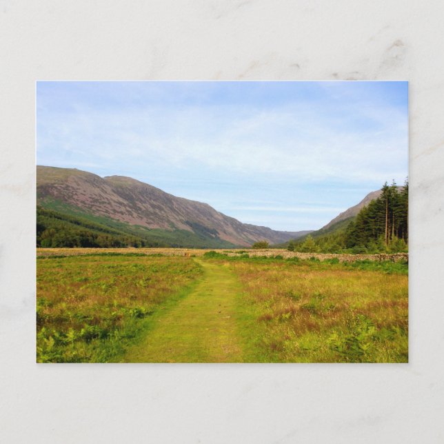 Cartão Postal uma caminhada no vale (Frente)