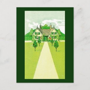 Cartão Postal Uma Casa Bonito