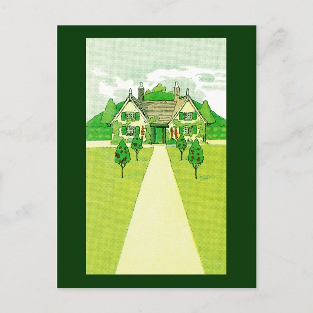 Cartão Postal Uma Casa Bonito (Frente)