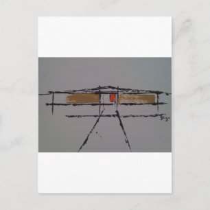 Cartão Postal Uma casa de Eichler em uma camiseta #2