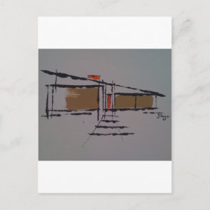 Cartão Postal Uma casa de Eichler num T nº 1