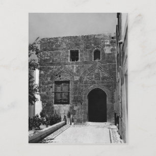 Cartão Postal Uma casa velha em Lindos, Rhodes