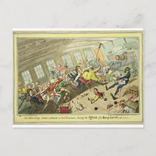 Cartão Postal Uma cena interessante sobre conselho e Índio Orie