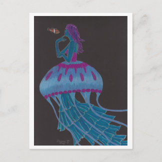 Cartão Postal "Uma Conversa Pensada" por Daedelys