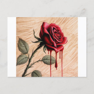 Cartão Postal Uma cor áspera delicada, complexa e emocional
