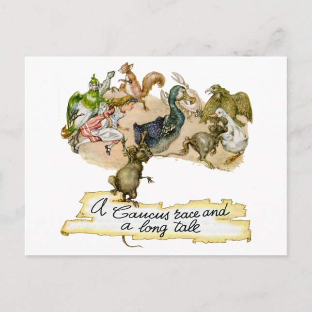 Cartão Postal Uma Corrida Caucus e um Conto Longo (Frente)
