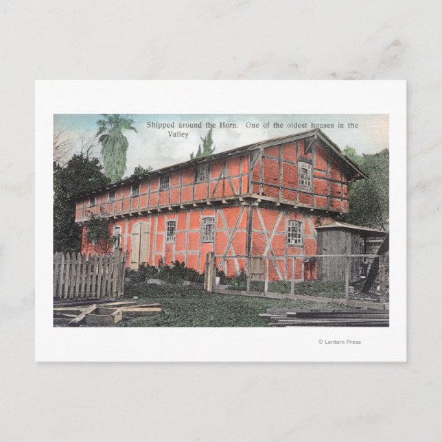 Cartão Postal Uma das casas mais antigas do Vale (Frente)