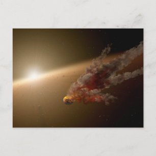 Cartão Postal Uma Enorme Erupção em Torno da Estrela Ngc 2547-Id