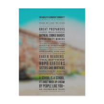 Uma Escola Elementar Saudável Pode Ser... Poema