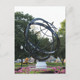 Cartão Postal Uma estátua em Pella Iowa