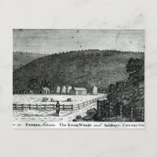 Cartão Postal Uma Fazenda em Canaã, Connecticut