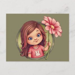 Cartão Postal Uma flor para você