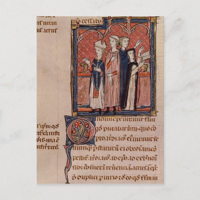 Cartão Postal Uma freira levando seus votos e massa (Frente)