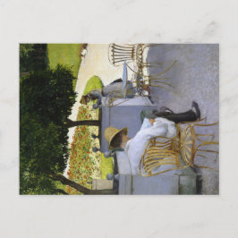 Cartão Postal Uma Fuga Literária: Leitores em uma Gruta Laranja