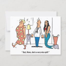 Cartão Postal Uma Garota Muito Bonita, Hilariante, Vintage