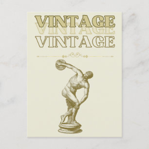 Cartão Postal Uma jornada através da estética do Vintage