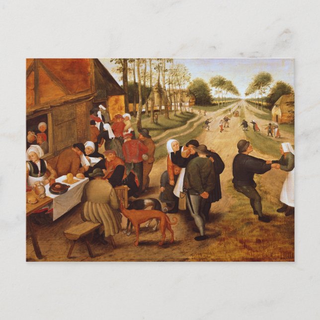 Cartão Postal Uma Kermesse flamenga (Frente)