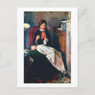 Cartão Postal Uma Lareira Inglesa de 1854-5