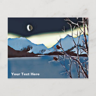 Cartão Postal Uma Longa Noite Fria