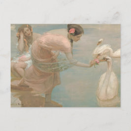 Cartão Postal Uma Manhã de Verão por Rupert Bunny (1897)