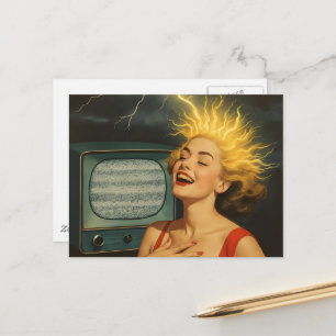 Cartão Postal Uma Mulher Chocante